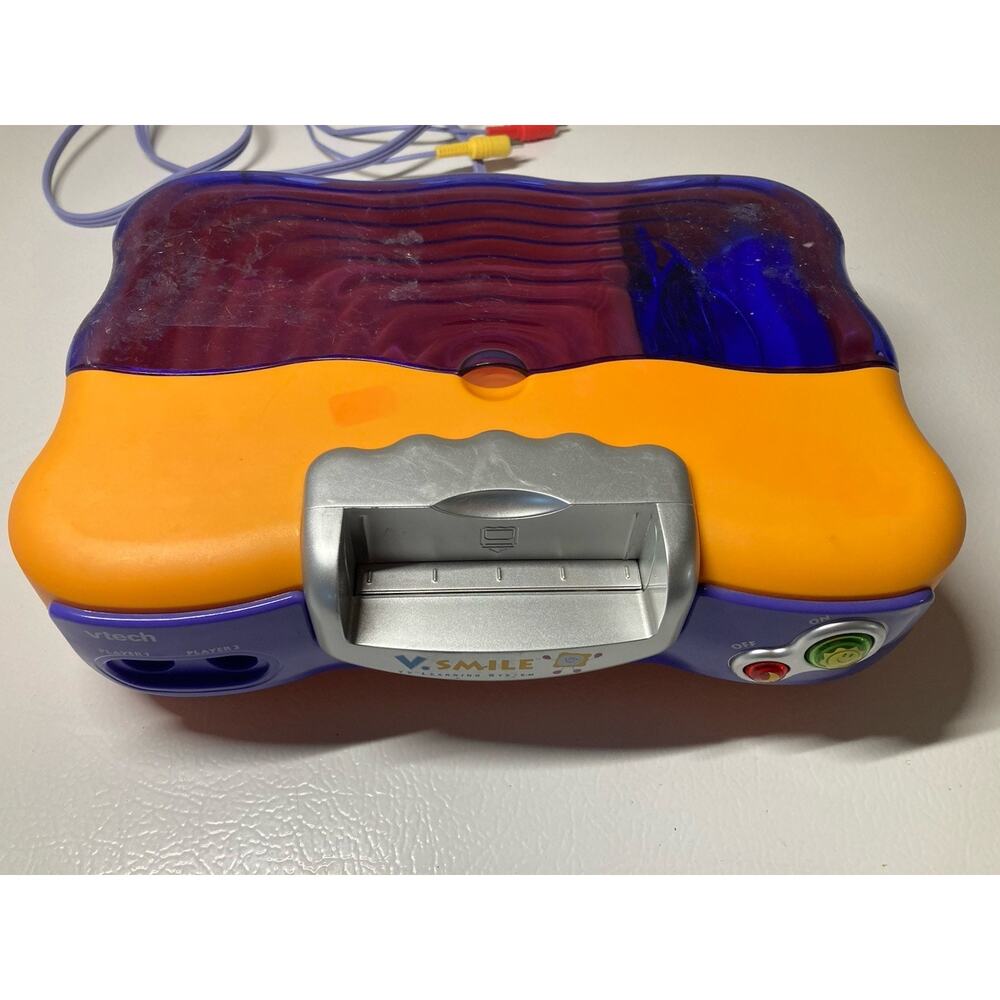 VTech V.Smile Learning System Console Controller & Game Needs Repair